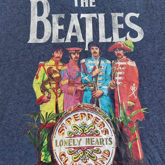 Port & Company Women's Dark Grey The Beatles Lonely Heart T-Shirt  3XL - Picture 8 of 8